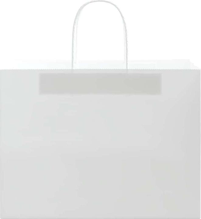 Image du produit VidaXL Sacs en papier kraft 250 pcs. avec anse Blanc 32x17x25 cm Sac en papier (Pochette cadeau, 250 x)