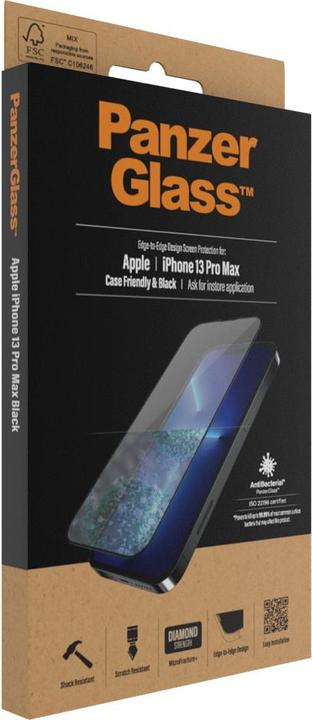 Produktbild PanzerGlass Displayschutz (1 Stück, Apple iPhone 13 Pro Max)