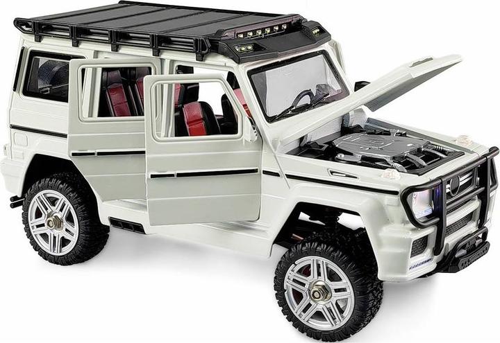 Image du produit Amewi BRX24 Métal Scale Crawler 4WD 1:24 RTR blanc (RTR Prêt à fonctionner)