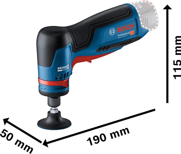 Immagine prodotto Bosch Professional GWG 12V-50 S (Levigatrici rotorbitali, 240 W)