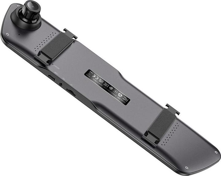 Immagine prodotto Hoco Specchio per cruscotto + telecamera posteriore DV4, LCD da 4,5 pollici, nero (Display integrato, WiFi, Ricevitore GPS, Bluetooth)