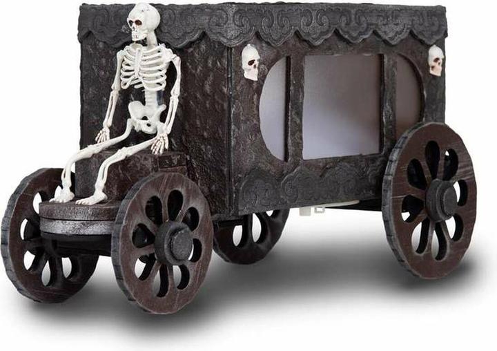 Actual product image My Other Me Halloween decoration skull carriage 18 x 31 x 18 cm