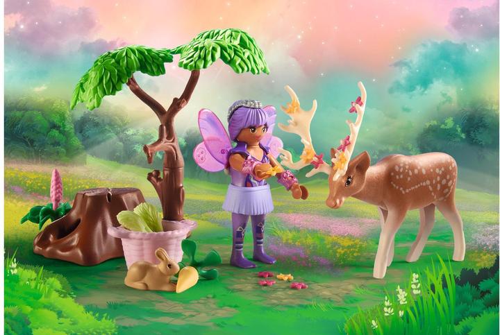Productafbeelding Playmobil Feeën met schattige bosdieren (71800, Playmobil prinses magie)