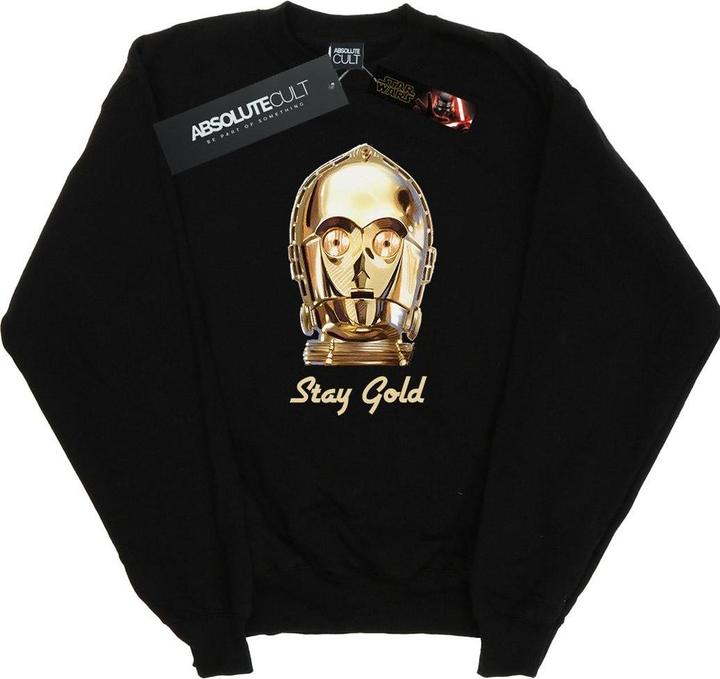 Star Wars The Rise Of Skywalker C3PO Stay Gold Sweatshirt (M)