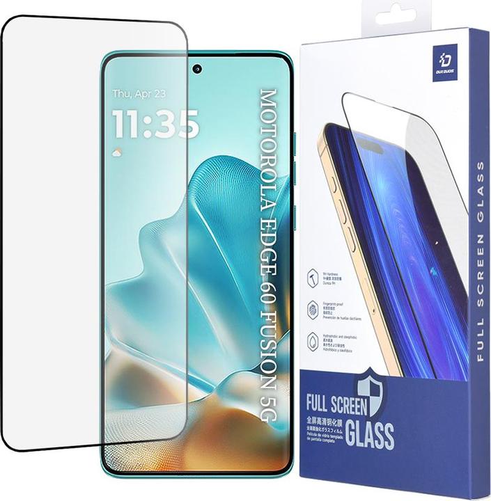 Actual product image Dux Ducis - Tempered Glass - Motorola Edge 60 Fusion - Black (1 Piece, Motorola Edge)