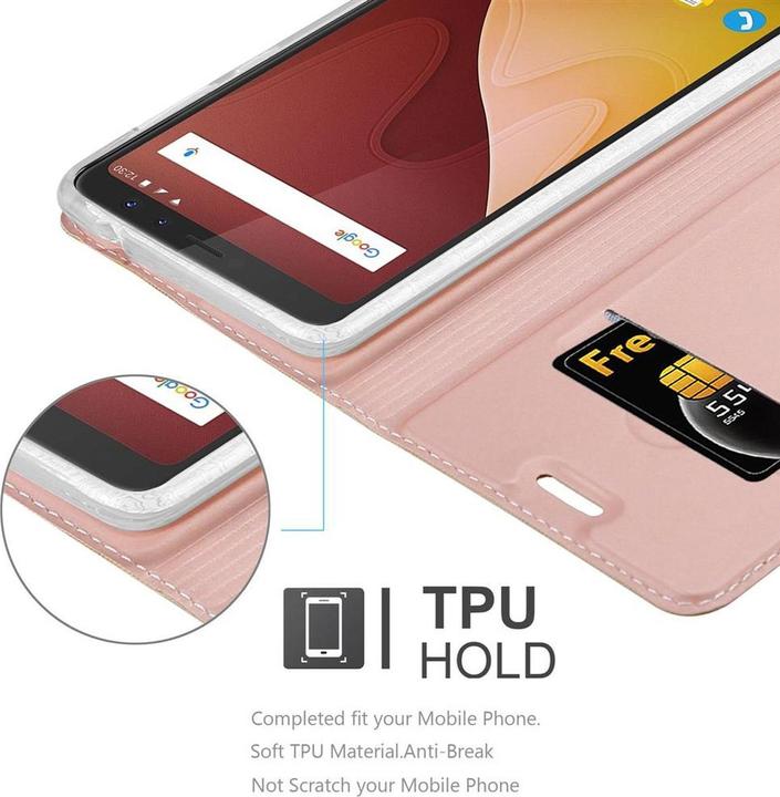 Actual product image Cadorabo Book Classy Style Cover (Wiko View Prime)