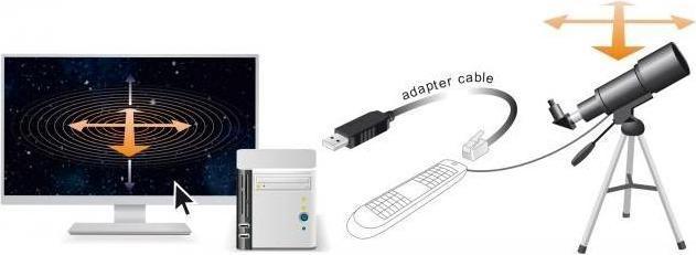 Produktbild Delock Adapterkabel USB Typ-A zu Seriell RS-232 RJ12 mit ESD Schutz Skywatcher 2 m (2 m)