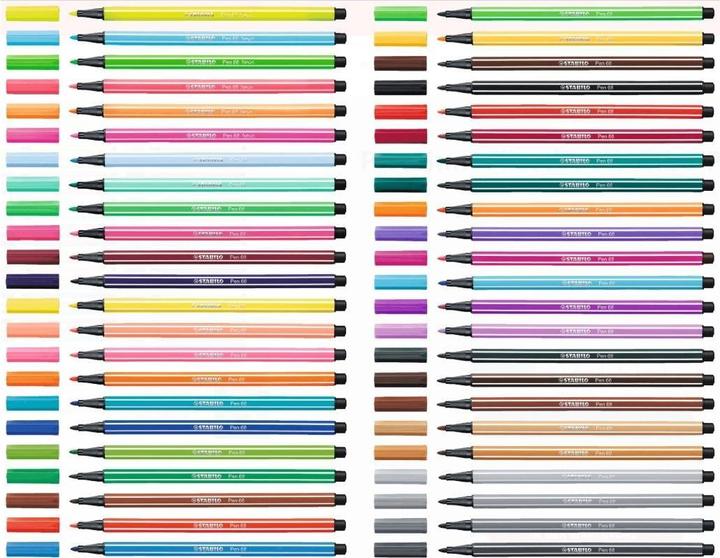 Productafbeelding STABILO Pen 68 (Donkerblauw, 10 x)