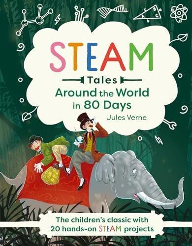 Immagine prodotto Around the World in 80 Days (Inglese, Jules Verne, Katie Dicker, 2021)