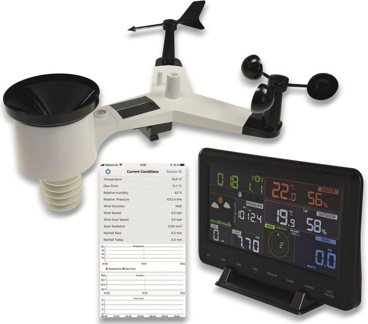 Produktbild Chilitec Digitale Funk-Wetterstation "CTW-902 Wi"