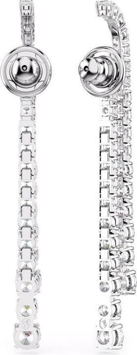 Swarovski Matrix Drop Ohrhänger Rundschliffe im Farbverlauf Weiss (Swarovski Metall)