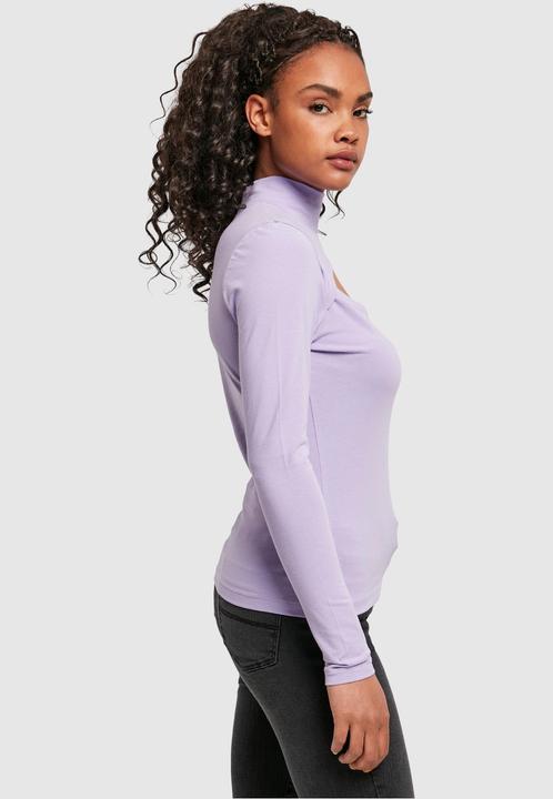 Actual product image Urban Classics Ladies Cut-Out Turtleneck Longsleeve (XS)