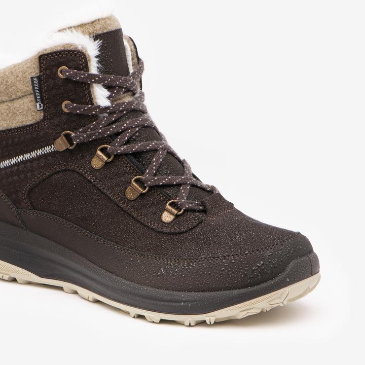 Image du produit Quechua Chaussures d'hiver femme cuir chaud imperméable mi-hautes randonnée hivernale - SH900 (36)