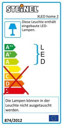 Label énergétique Steinel XLED Home 2 S (1484 lm)