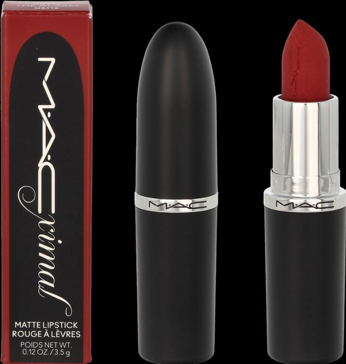 Actual product image MAC Cosmetics Macximal Silky Matte Lipstick Ring Alarm (665 Ring The Alarm)
