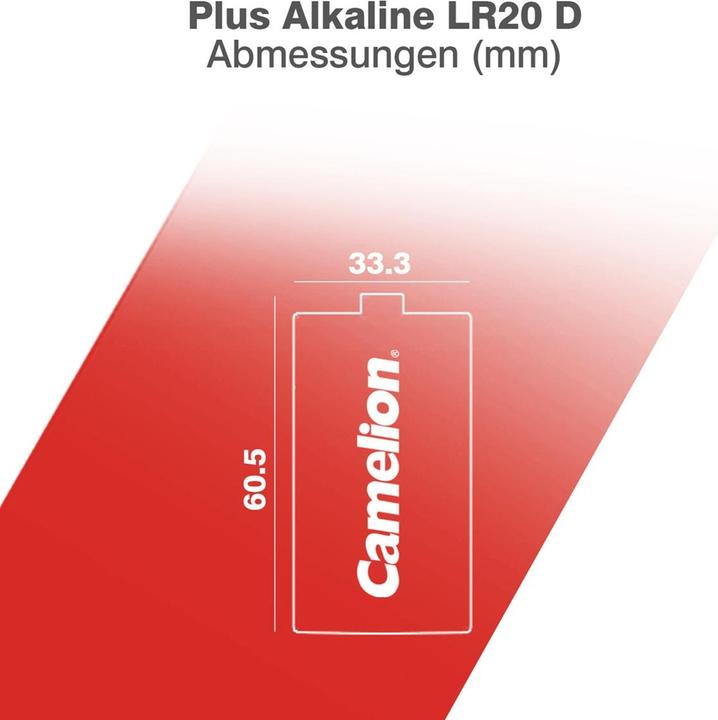 Produktbild Camelion Plus Alkaline (2 Stk., D)