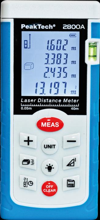 Produktbild Peaktech P 2800 A Laser-Entfernungsmessgerät (40 m, 50000000 nm)