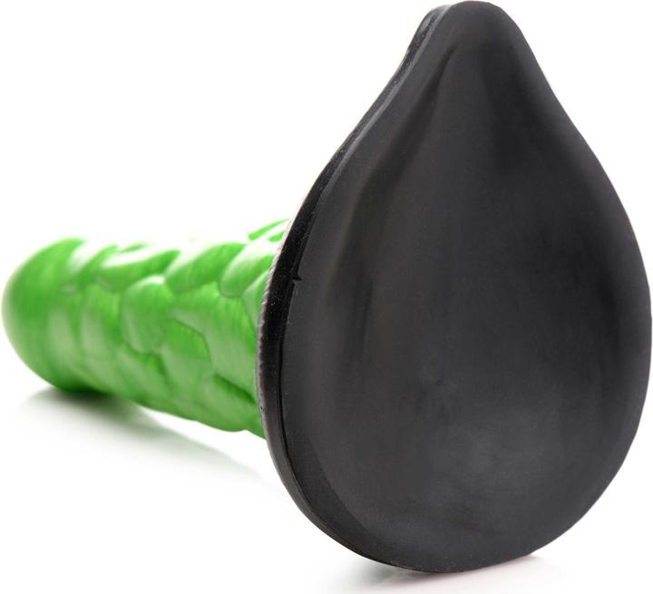 Actual product image Frisky Radioactive Reptile Thick Scaly Silicone Dildo