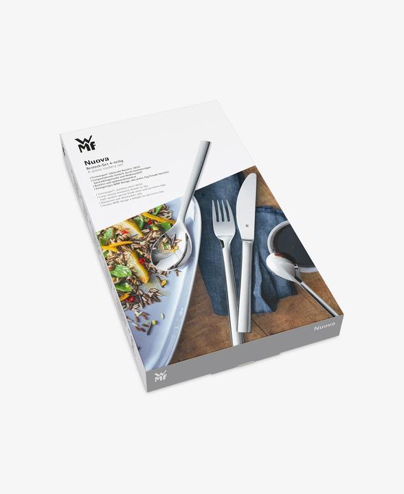 Productafbeelding WMF Bestekset 1 persoon Nuova 4st Monobloc roestvrij staal 18/10 gepolijst (4 Stuk, Bestekset)
