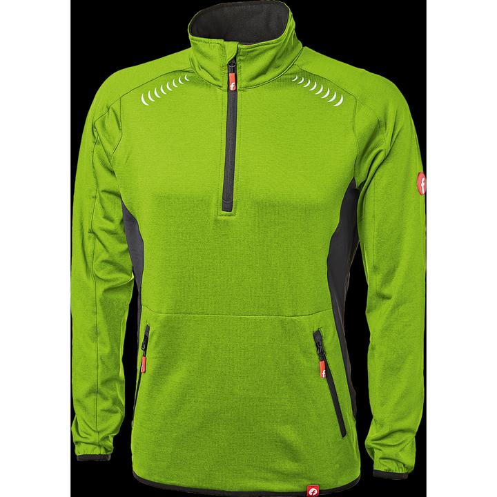 Produktbild Magni Tech-Fleecepullover lime/schwarz meliert Gr. 2XL Fortis Elements (XXL)