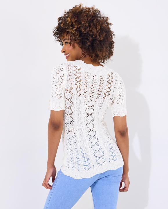 Actual product image Joe Browns Short Sleeve Patterned Jumper (46)