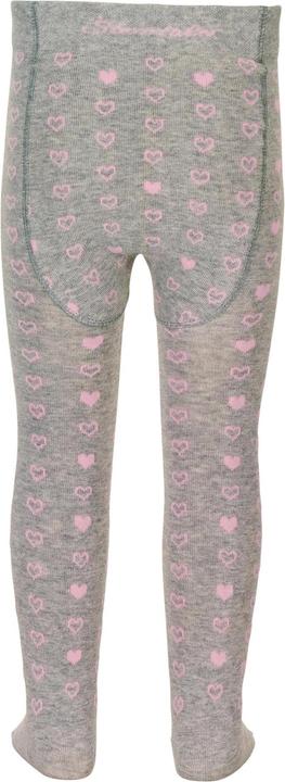 Actual product image Sterntaler Baby Tights Hearts Light Grey Melange Gr. 80 (80)