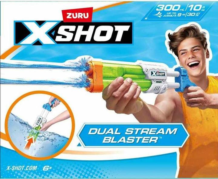 Actual product image Zuru Water pistol X-Shot Small Quad Stream Blaster 13 x 40 x 5 cm
