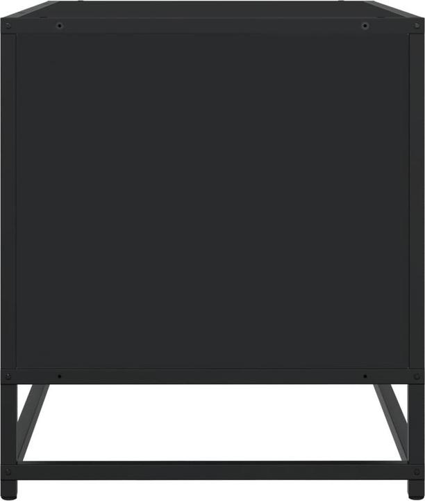 Actual product image VidaXL TV cabinet Lowboard TV cabinet TV table black wood-based material (180 x 40 x 46 cm)