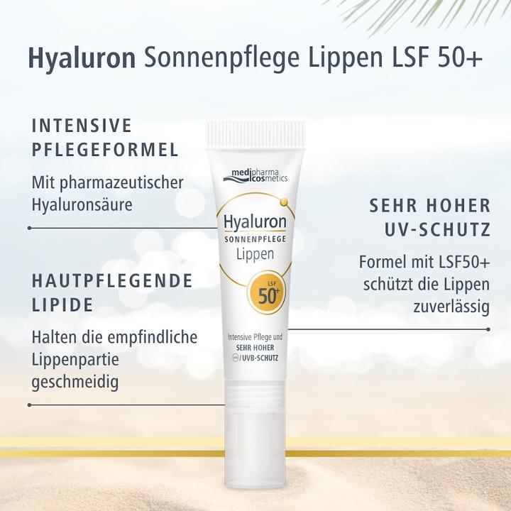 Produktbild Medipharma Hyaluron Sonnenpflege Lippen LSF 50+, 7 ml BAL (7 ml)