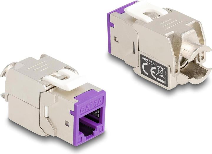 Produktbild Delock Keystone Modul RJ45 Buchse zu LSA Cat.6A (Keystone Modul)