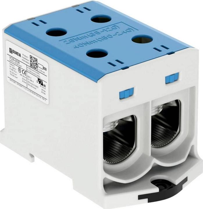 Actual product image Ouneva Group VC05-0038 Distributor block blue 1 pc.