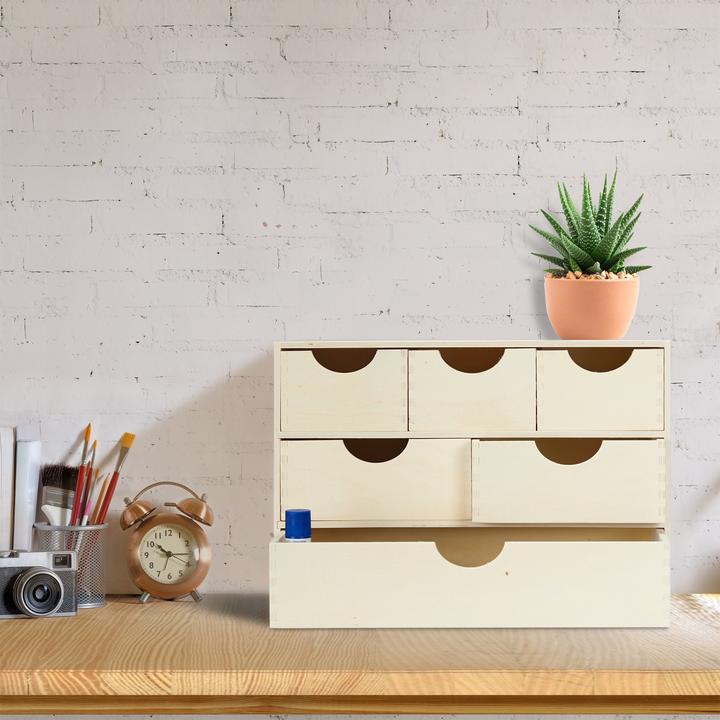 Actual product image Relaxdays Shelving System with Drawers