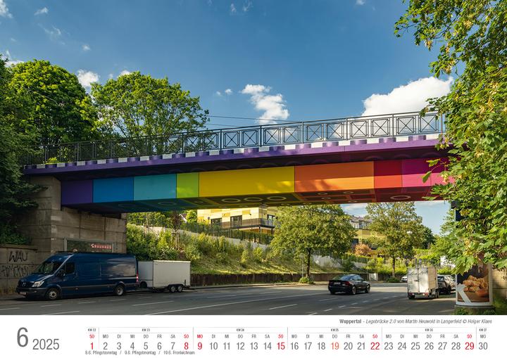 Produktbild Wuppertal 2025 Bildkalender A3 Spiralbindung (A3, Harter Einband, Deutsch)