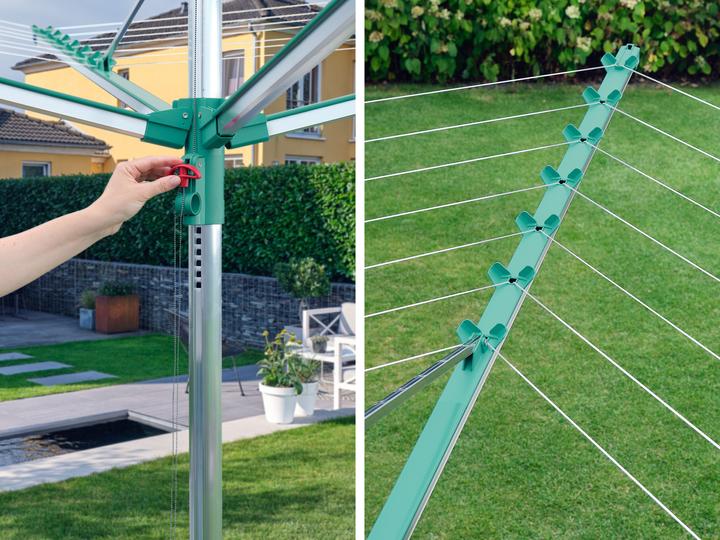 Actual product image Leifheit Linomatic 400 Easy 40 m rotary dryer (40 m)