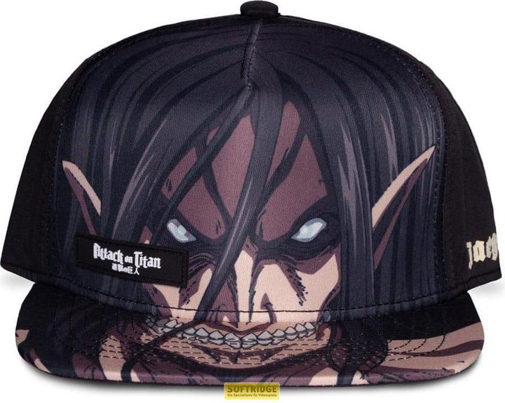 Difuzed ATTACK ON TITAN - Eren Jaeger - Casquette Snapback (One Size)