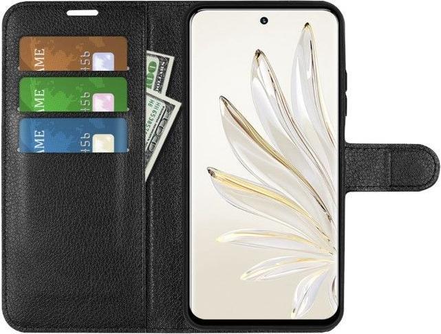 Produktbild MU Classic Litchi Leder Bookcover Series (Honor 70)