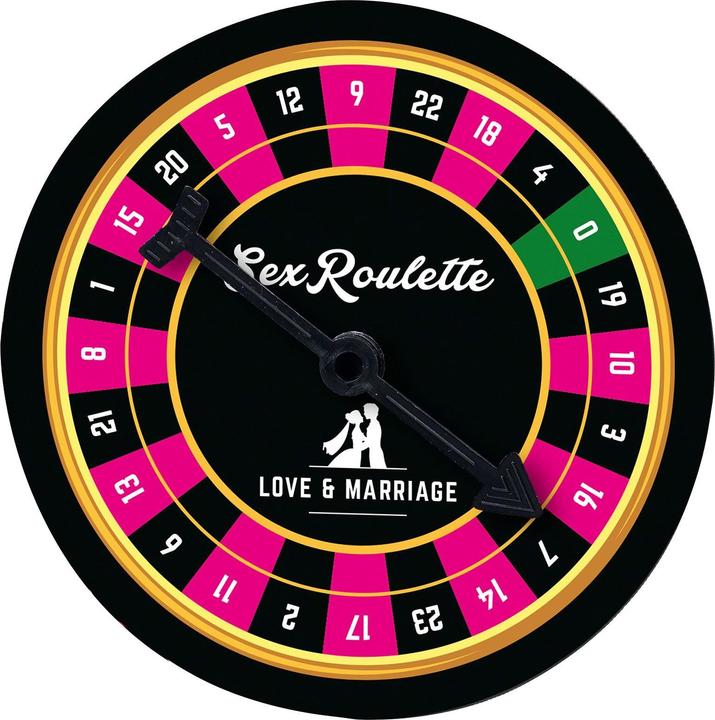 Image du produit tease & please Roulette sexuelle Amour & Mariage (Divers, Allemand, Espagnol, Français, Norvégien, Polonais, Néerlandais, Russe, Suédois, Italien, Anglais)