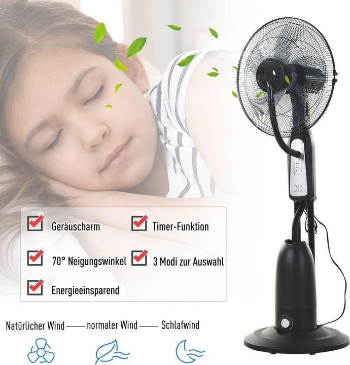 Produktbild Jamb Standventilator mit Zerstäuber