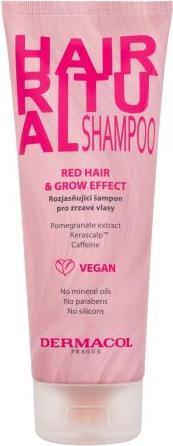 Actual product image Dermacol Hair Ritual Shampoo Red Hair & Grow Effect (250 ml, Liquid shampoo)