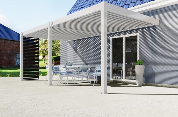Actual product image Weide Wall pergola Deluxe Plus 3.6x5.3m White (360 cm, 530 cm)