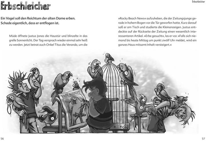 Actual product image Die drei??? Kids: Schattendiebe. 30 spannende Ratekrimis! (German, Stefanie Wegner, Ulf Blanck, 2022)