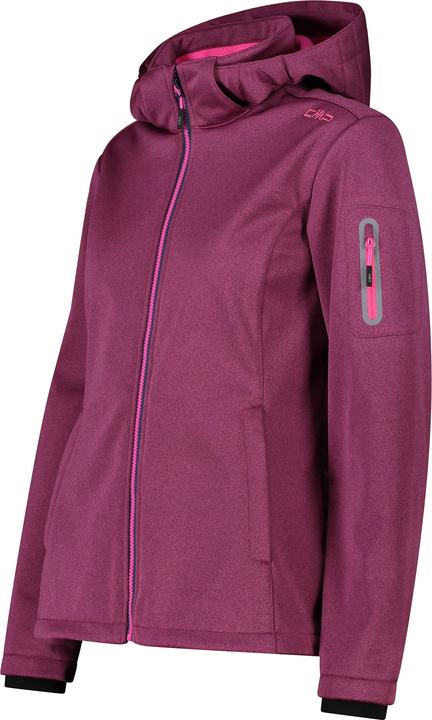 Actual product image CMP Campagnolo Women's Jacket Zip Hood Melange Softshell (34)