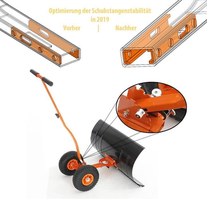 Produktbild Fuxtec Schneeschaufel mit Räder