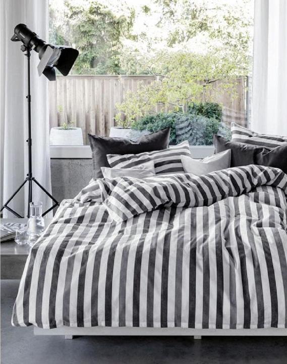 Produktbild Divina Textil Kopfkissenbezug Rigato 50 x 70 cm (Kopfkissenbezug, 2 x 25 x 35 cm)