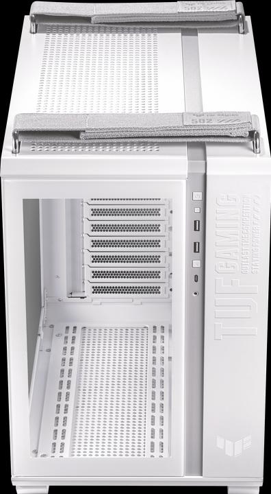 Actual product image ASUS Case TUF GT502 PLUS TG Gaming White (mATX, Mini-ITX, ATX)