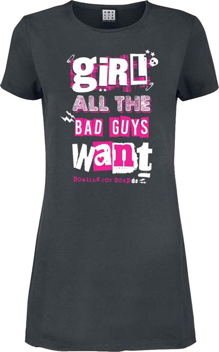 Image du produit Amplified - Robe t-shirt GIRL ALL THE BAD GUYS WANT - Adulte (XL)