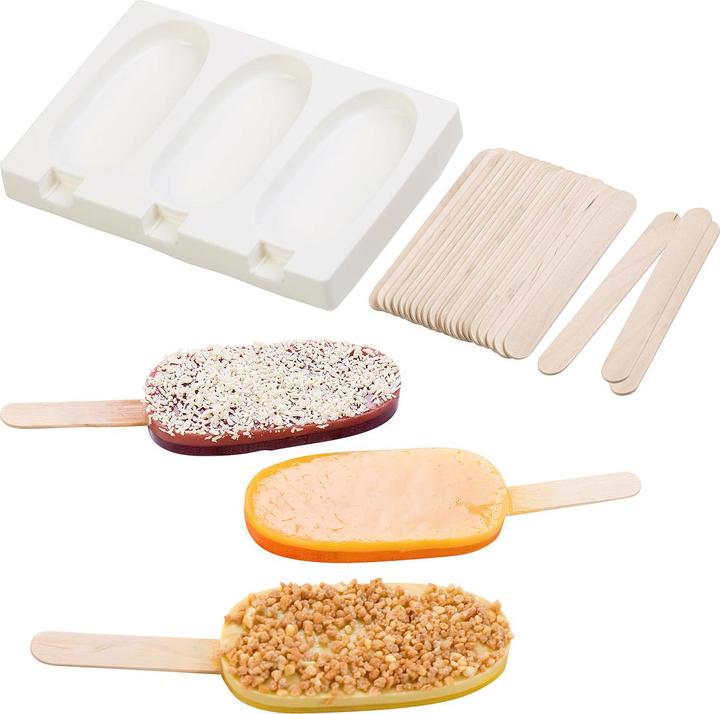 Produktbild Rosenstein & Söhne Silikon-Form für Eis am Stiel