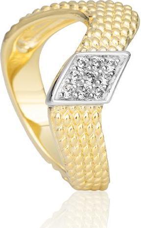 Actual product image Breuning RING - BRILL. 0,18 Ct. H/si (51, 585/14 K Gold)