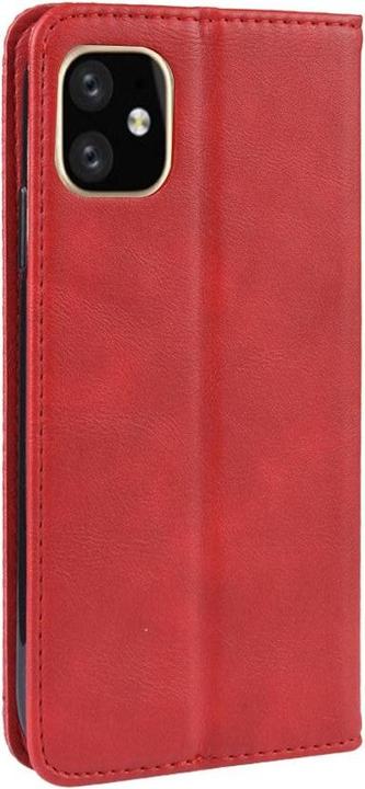 Immagine prodotto Cover-Discount iPhone 12 / 12 Pro - Stand Flip Case Cover rosso (Apple iPhone 12, Apple iPhone 12 Pro)