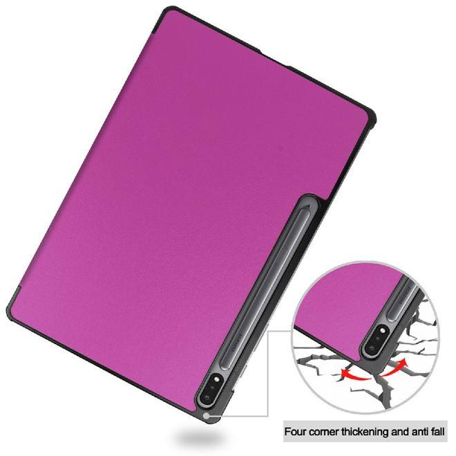 Actual product image MU Classic Triple foldable leather cover (Galaxy Tab S7 FE)